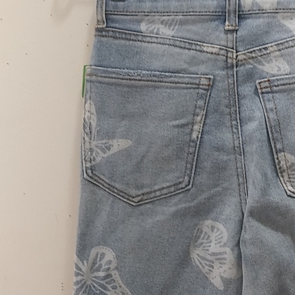 Tinsel Town Ladies Butterfly Jeans Size 0 - Picture 7 of 8